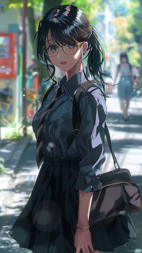 High School Anime Cute Women Teacher (312)