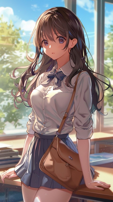 High School Anime Cute Women Teacher (341)