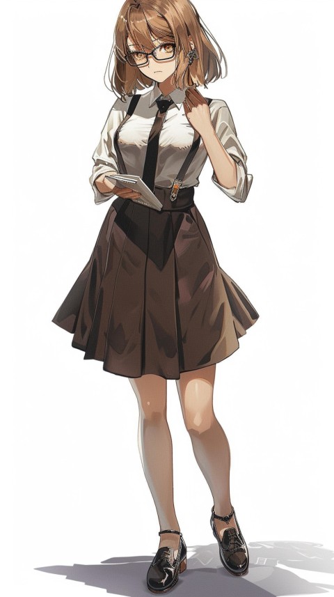 High School Anime Cute Women Teacher (368)