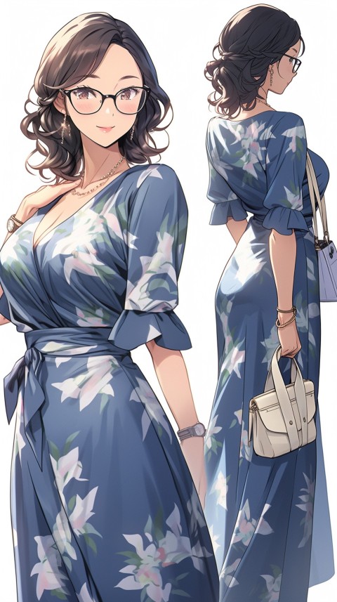 High School Anime Cute Women Teacher (450)