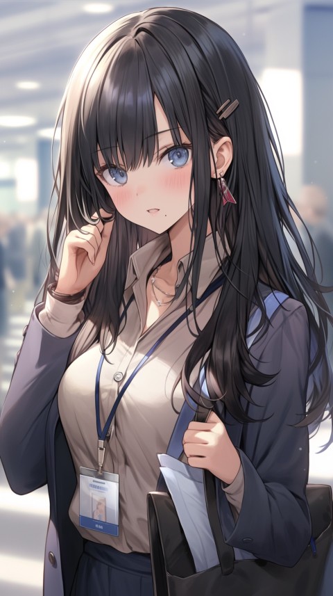 High School Anime Cute Women Teacher (531)