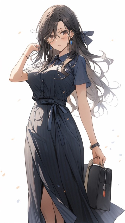 High School Anime Cute Women Teacher (570)