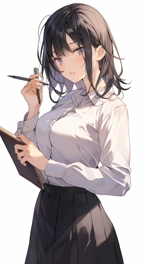 High School Anime Cute Women Teacher (601)