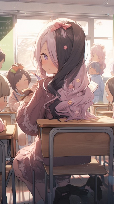 High School Anime Cute Women Teacher (652)