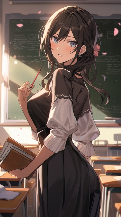 High School Anime Cute Women Teacher (726)