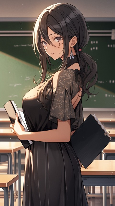 High School Anime Cute Women Teacher (728)
