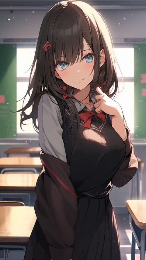 High School Anime Cute Women Teacher (767)
