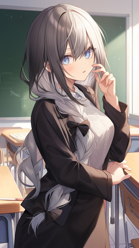 High School Anime Cute Women Teacher (886)