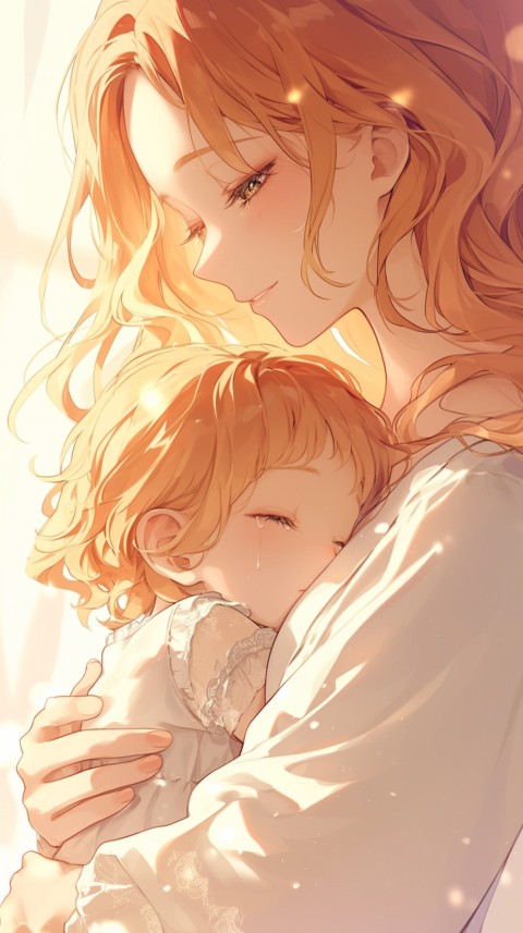 Anime Mother's Love Aesthetic Baby Daughter Son Moms (2)