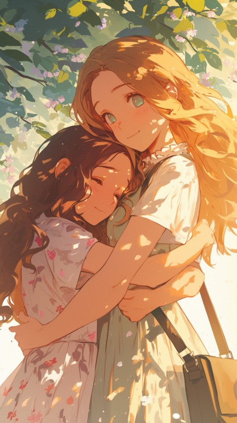 Anime Mother's Love Aesthetic Baby Daughter Son Moms (607)