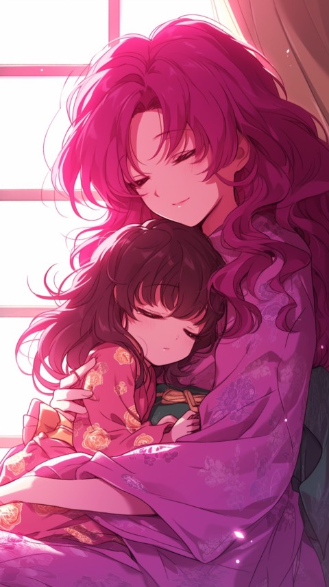 Anime Mother's Love Aesthetic Baby Daughter Son Moms (681)