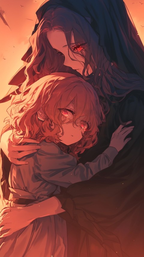 Anime Mother's Love Aesthetic Baby Daughter Son Moms (777)