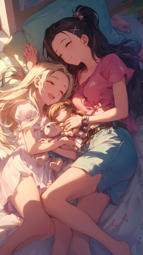 Anime Mother's Love Aesthetic Baby Daughter Son Moms (1000)