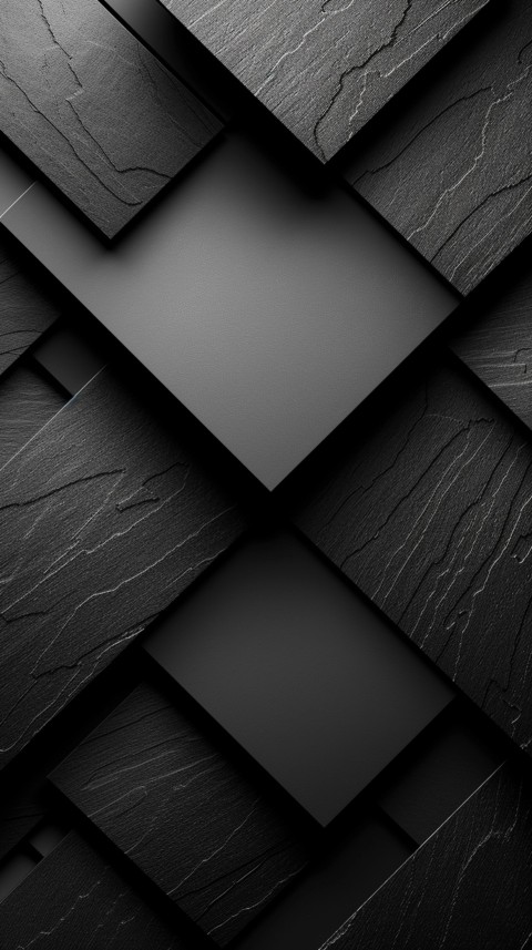 Dark Black Background Abstract Pattern Line Minimalist Aesthetics (9)