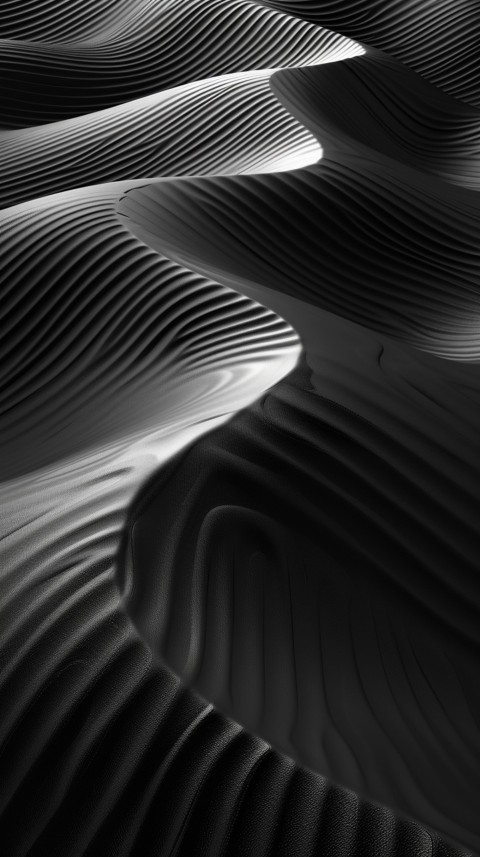 Dark Black Background Abstract Pattern Line Minimalist Aesthetics (81)