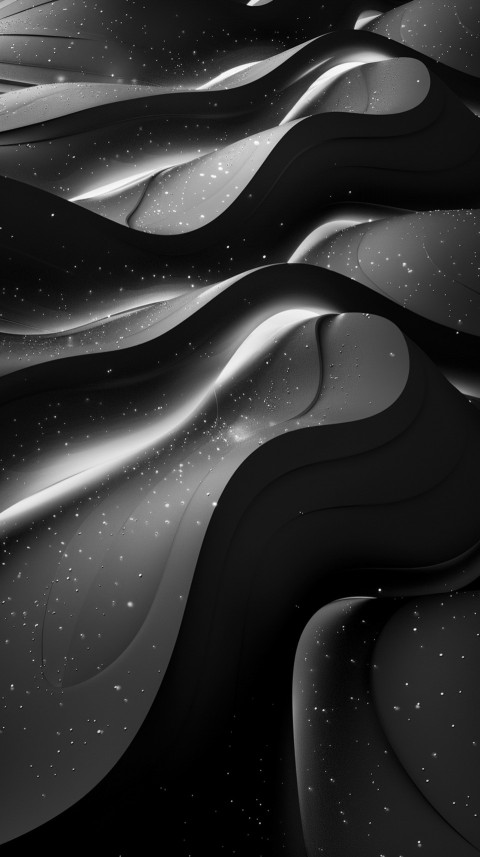 Dark Black Background Abstract Pattern Line Minimalist Aesthetics (142)