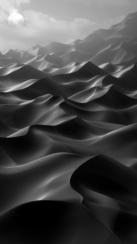 Dark Black Background Abstract Pattern Line Minimalist Aesthetics (136)