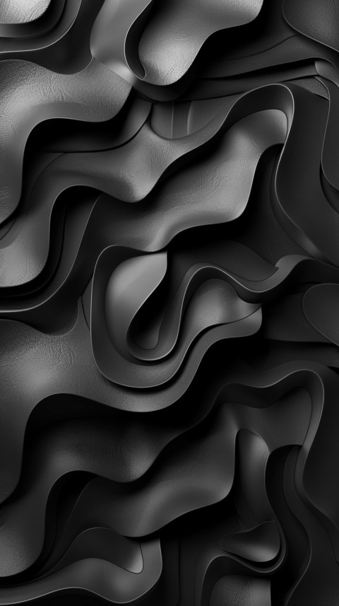 Dark Black Background Abstract Pattern Line Minimalist Aesthetics (238)