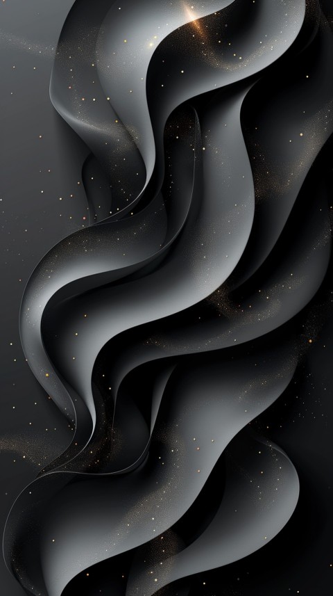 Dark Black Background Abstract Pattern Line Minimalist Aesthetics (223)