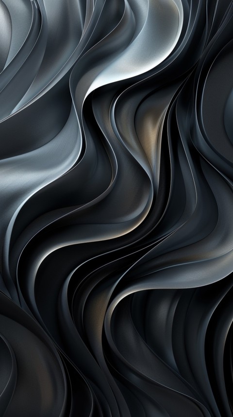 Dark Black Background Abstract Pattern Line Minimalist Aesthetics (253)