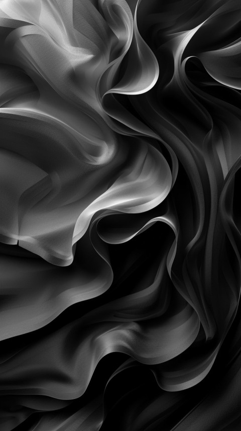 Dark Black Background Abstract Pattern Line Minimalist Aesthetics (306)