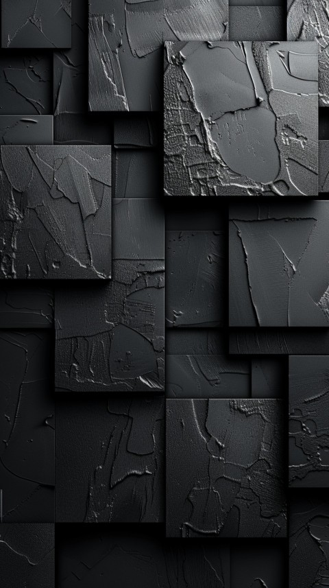 Dark Black Background Abstract Pattern Line Minimalist Aesthetics (347)