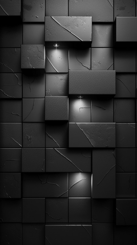 Dark Black Background Abstract Pattern Line Minimalist Aesthetics (426)