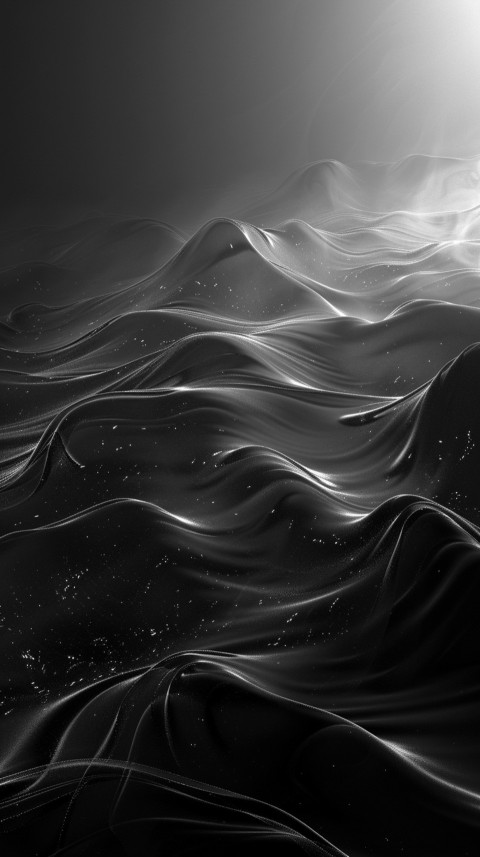 Dark Black Background Abstract Pattern Line Minimalist Aesthetics (504)
