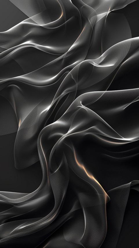 Dark Black Background Abstract Pattern Line Minimalist Aesthetics (547)
