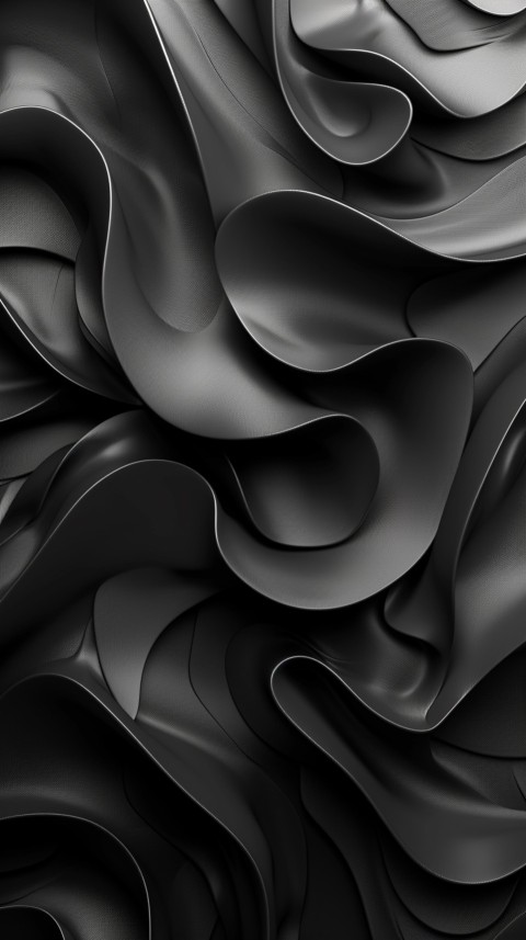 Dark Black Background Abstract Pattern Line Minimalist Aesthetics (576)