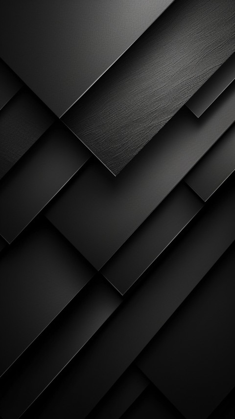 Dark Black Background Abstract Pattern Line Minimalist Aesthetics (615)