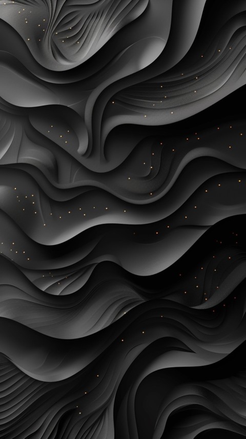 Dark Black Background Abstract Pattern Line Minimalist Aesthetics (653)