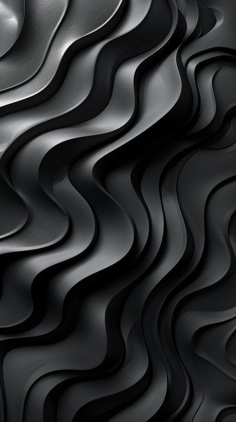 Dark Black Background Abstract Pattern Line Minimalist Aesthetics (693)