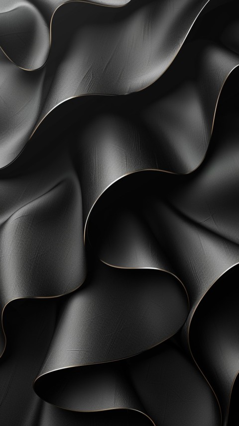 Dark Black Background Abstract Pattern Line Minimalist Aesthetics (835)