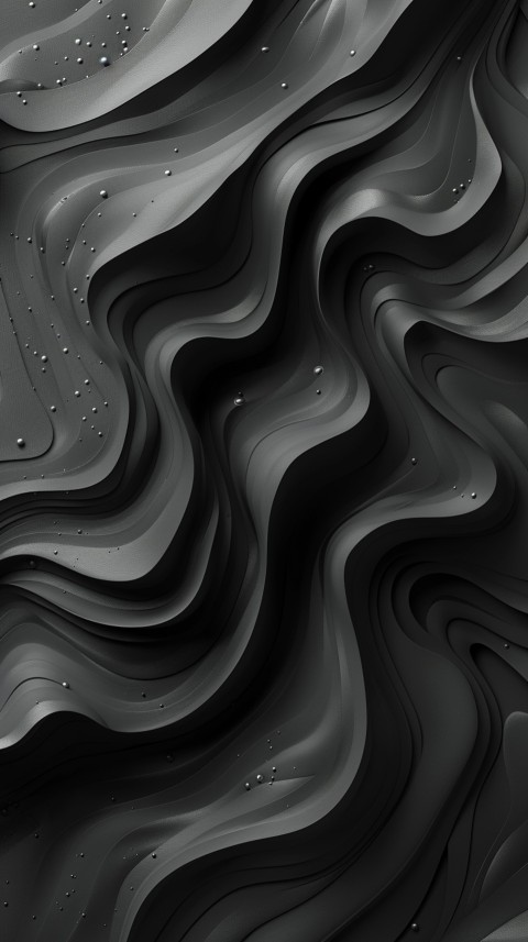 Dark Black Background Abstract Pattern Line Minimalist Aesthetics (869)