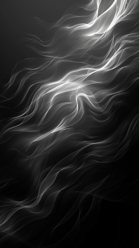 Dark Black Background Abstract Pattern Line Minimalist Aesthetics (915)