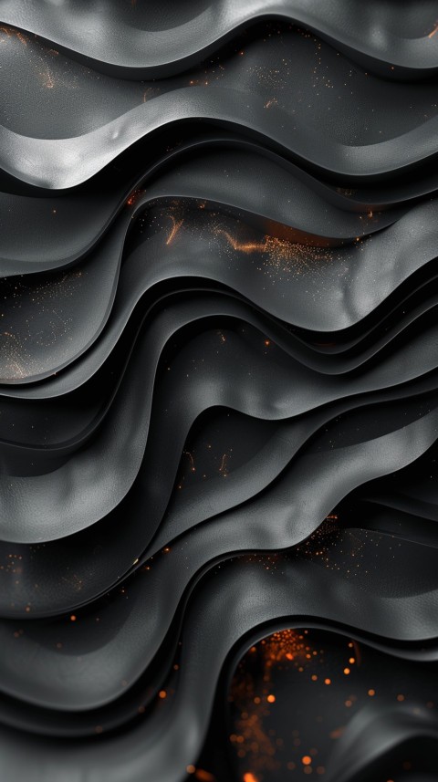 Dark Black Background Abstract Pattern Line Minimalist Aesthetics (917)