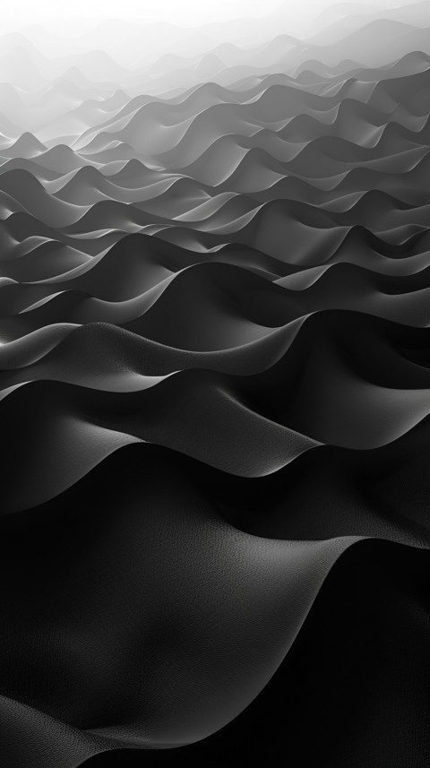 Dark Black Background Abstract Pattern Line Minimalist Aesthetics (1022)