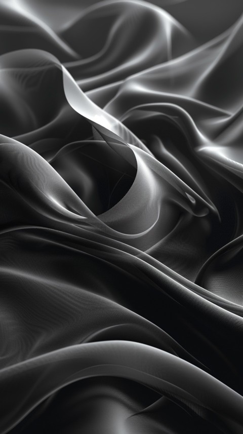 Dark Black Background Abstract Pattern Line Minimalist Aesthetics (1007)