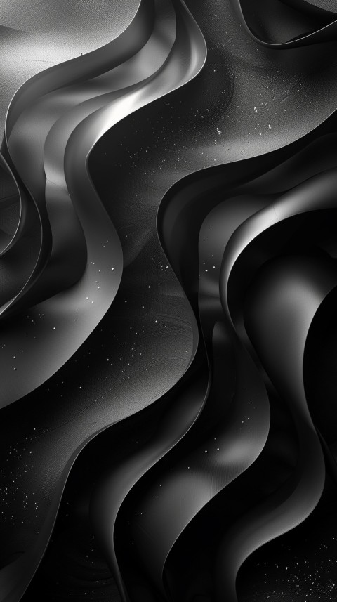 Dark Black Background Abstract Pattern Line Minimalist Aesthetics (1035)