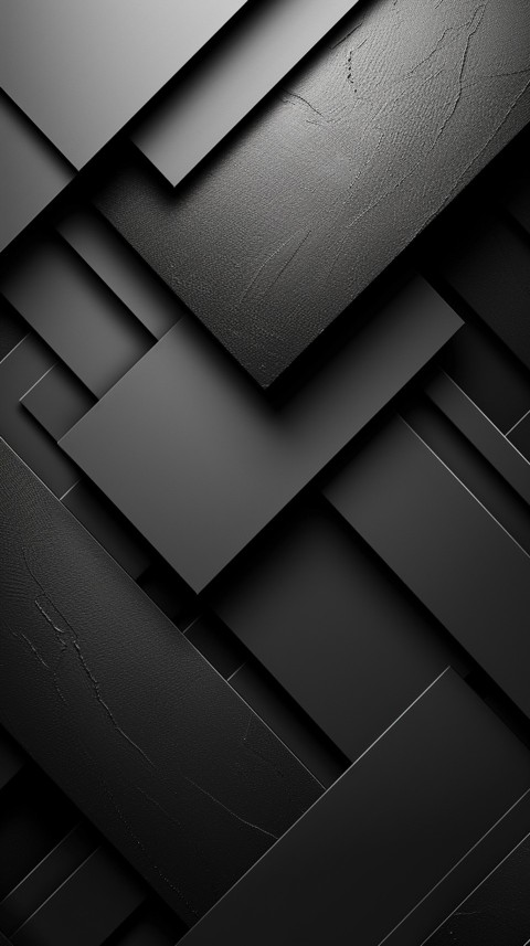Dark Black Background Abstract Pattern Line Minimalist Aesthetics (1044)