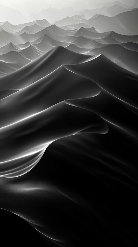 Dark Black Background Abstract Pattern Line Minimalist Aesthetics (1090)