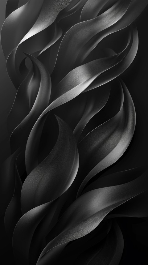 Dark Black Background Abstract Pattern Line Minimalist Aesthetics (1074)