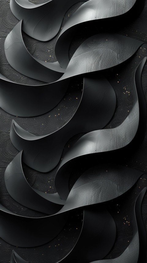 Dark Black Background Abstract Pattern Line Minimalist Aesthetics (1082)