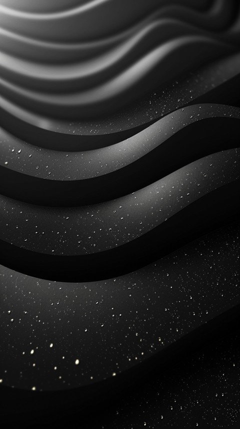 Dark Black Background Abstract Pattern Line Minimalist Aesthetics (1104)