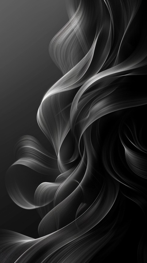 Dark Black Background Abstract Pattern Line Minimalist Aesthetics (1156)