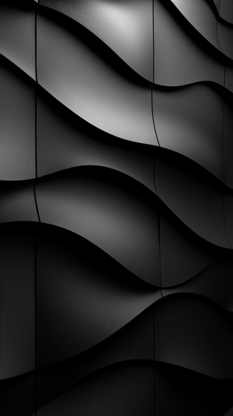 Dark Black Background Abstract Pattern Line Minimalist Aesthetics (1277)