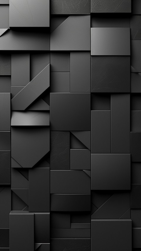 Dark Black Background Abstract Pattern Line Minimalist Aesthetics (1469)