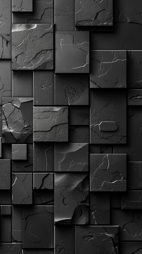 Dark Black Background Abstract Pattern Line Minimalist Aesthetics (1474)
