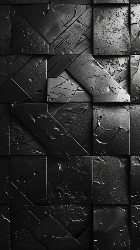 Dark Black Background Abstract Pattern Line Minimalist Aesthetics (1464)
